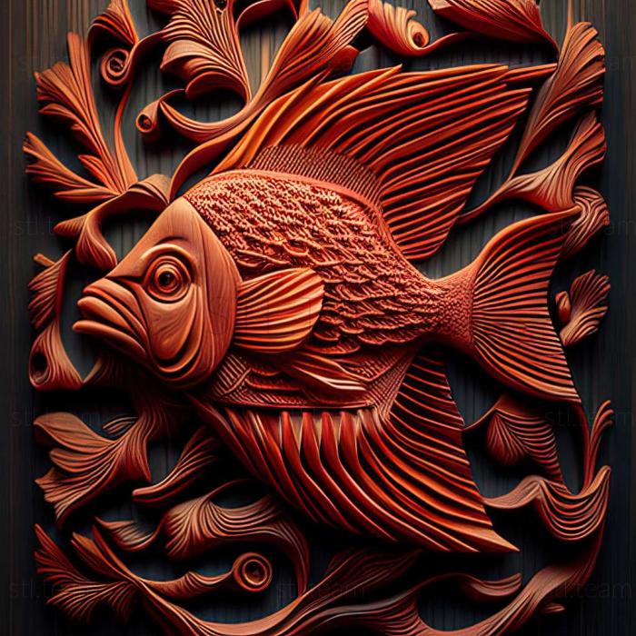 Cardinal fish fish